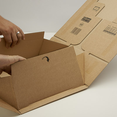 Ordnerdoos Ordner verzendverpakking voor 2 ordners, zelfklevend afbeelding 2