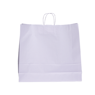 Draagtas Basic papieren tassen - wit afbeelding 2