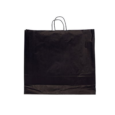 Draagtas Basic papieren tassen - zwart afbeelding 2