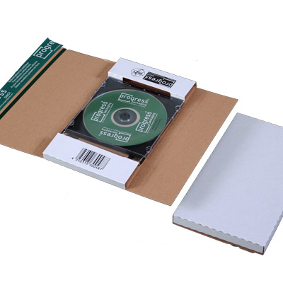 Media wikkelverpakking Verzendenvelop CD, golf karton afbeelding 2